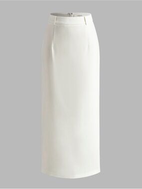 Commense White Women's A-Line Skirt